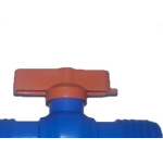 Registro Esfera Pvc Plasbohn Azul Uniao Dentada  1'' 3528 - Kit C/5 