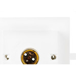 Plafonier Pvc Interneed Branco Quadrado Soquete Porcelana E27 67894