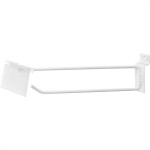 Gancho Painel Ms Com Porta Preco Branco 4,5Mmx25Cm 13550 - Kit C/10 