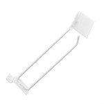 Gancho Painel Ms Com Porta Preco Branco 4,5Mmx25Cm 13550 - Kit C/10 