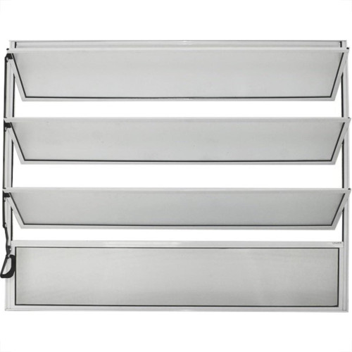 Janela Basculante Aluminio Branca Hikari 60 X 100 Vb33