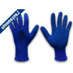 Luva Malha Kalipso Blueflex Emborrachada M Par  - Kit C/12 