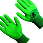Luva Malha Kalipso Verde Confortato Emborrachada G Par  - Kit C/12 