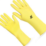 Luva Kalipso Latex Amarela M Par 