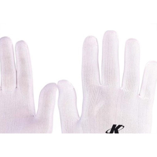 Luva Helanca Kalipso Nylon Branca  - Kit C/12 
