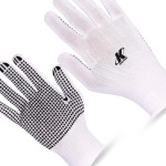 Luva Helanca Kalipso Com Pigmento Branco  - Kit C/12 