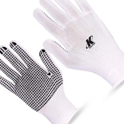 Luva Helanca Kalipso Com Pigmento Branco  - Kit C/12 