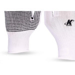 Luva Helanca Kalipso Com Pigmento Branco  - Kit C/12 