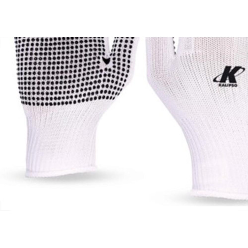 Luva Helanca Kalipso Com Pigmento Branco  - Kit C/12 