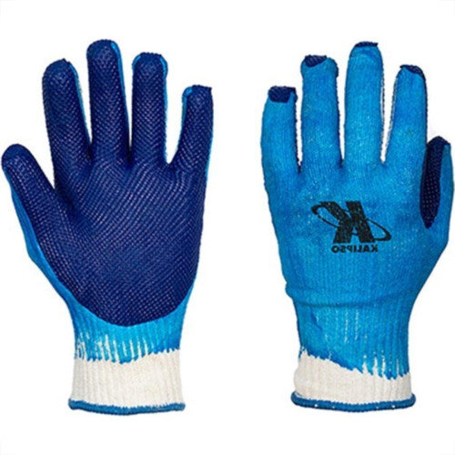 Luva Malha Kalipso Bluegrip Palma Emboarrachada M Par  - Kit C/12 