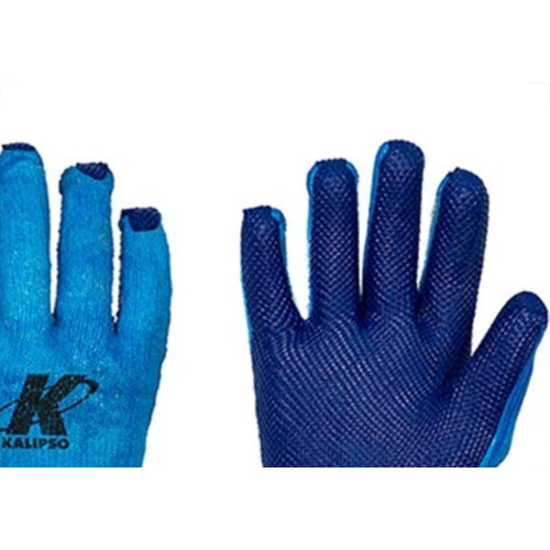 Luva Malha Kalipso Bluegrip Palma Emboarrachada M Par  - Kit C/12 