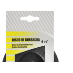 Disco Borracha Roma 4.1/2'' Para Esmerilhadeira Furo 5/8'' 7020 5