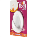 Gancho Adesivo Primafer Branco Plastico 2 1Kg 1Pecas Grande 2505