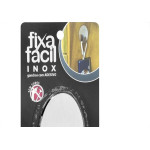 Gancho Adesivo Primafer Branco Inox 1 1Kg 1Peca Grande Pr2593