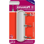 Gancho Adesivo Primafer Branco Plastico/Metal 0,3 1Kg 1Peca Com 3 Ganchos Pr2563