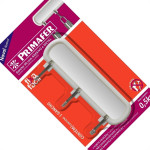 Gancho Adesivo Primafer Branco Plastico/Metal 0,3 1Kg 1Peca Com 3 Ganchos Pr2563