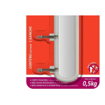 Gancho Adesivo Primafer Branco Plastico/Metal 0,3 1Kg 1Peca Com 3 Ganchos Pr2563