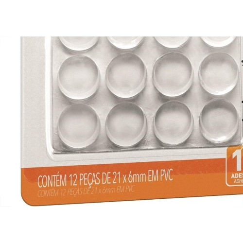 Protetor Adesivo Primafer Anti-Impacto Grande 12Pecas Pr2143