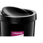 Lixeira Primafer Basculante 4,3L Preta Pr1017-8