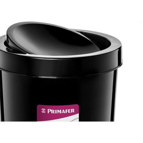 Lixeira Primafer Basculante 4,3L Preta Pr1017-8