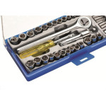 Soquete Excellent Bits Com Catraca Encaixe 1/4 E 3/8''Com 40Pecas 8Zi