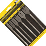 Broca Madeira Chata Eda 3/8A1'' C/6 Pecas 4Dl