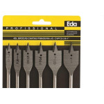 Broca Madeira Chata Eda 3/8A1'' C/6 Pecas 4Dl