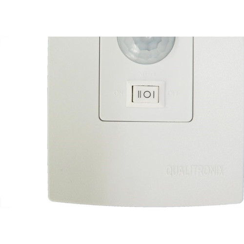 Sensor Qualitronix Parede Embutir Foto 180° Com Chave Branco Qi6M
