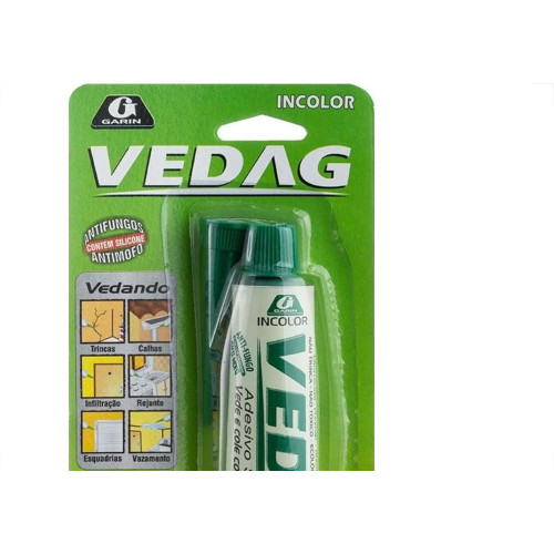 Cola Sela Vedag Acrilica Multiuso Garin Incolor 50G Vaui-050
