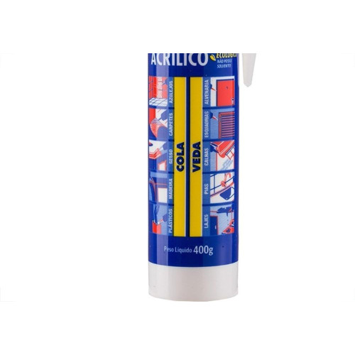 Cola Sela Vedag Acrilica Multiuso Garin Branca 400G Vasb-400