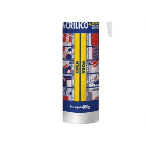 Cola Sela Vedag Acrilica Multiuso Garin Cinza 400G Vasc-400