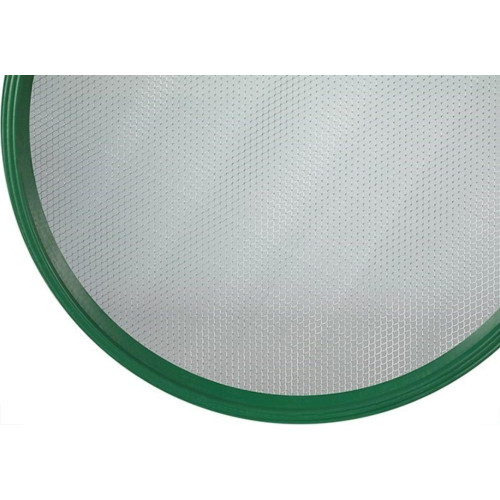 Peneira Mm Fuba 25Cm Chapa Expandida Aro Plastico Verde 24038