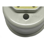 Tomada Externa Voltec 2 Polos +Terra 10A Branca V418.1 - Kit C/30 