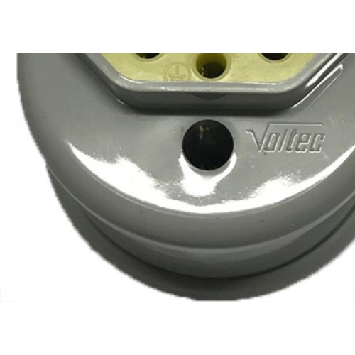 Tomada Externa Voltec 2 Polos +Terra 10A Cinza V418.2 - Kit C/30 