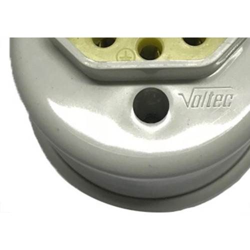 Tomada Externa Voltec 2 Polos +Terra 20A Branca V419.1 - Kit C/30 