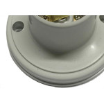 Soquete De Teto Voltec Branco Com Borne V413.1 - Kit C/25 