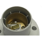 Soquete De Teto Voltec Branco Com Borne V413.1 - Kit C/25 