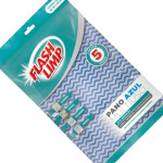 Pano Limpeza Flashlimp Mult Azul Com 5Pecas Blister Flp4588