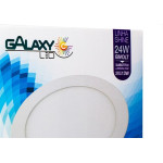 Luminaria Led Plafon Galaxy Embutir Redondo 24W 3000K 29Cm 1859S