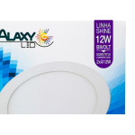 Luminaria Led Plafon Galaxy Embutir Redondo 12W 3000K 16,9Cm 1871S