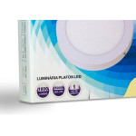 Luminaria Led Plafon Galaxy Externo Redondo 24W 3000K 27,7Cm 2012S