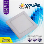 Luminaria Led Plafon Galaxy Externo Quadrado 12W 3000K 15,5Cm 2056S