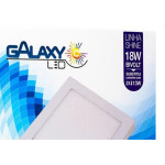Luminaria Led Plafon Galaxy Externo Quadrado 18W 3000K 20,5Cm 2059S