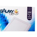 Luminaria Led Plafon Galaxy Externo Quadrado 24W 3000K 27,7Cm 2062S
