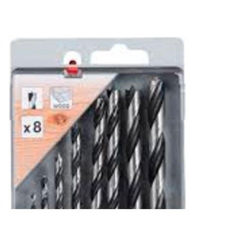 Broca 3 Pontas Para Madeira Makita 03A10Mm Com 8 Pecas D-77257