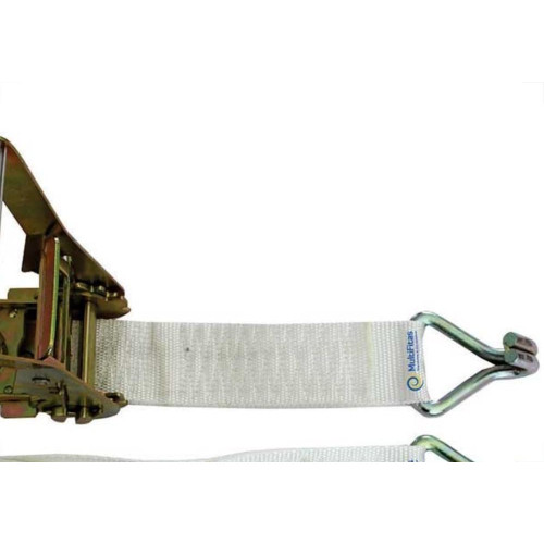 Cinta Para Carga Multifitas Com Catraca 1,5Toneladas Branca 50Mmx9M ''J'' 1Peca 