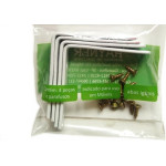 Cantoneira Moveis Hayner Branca 2.1/2'' 04Pecas 93683