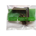 Cantoneira Moveis Hayner Bicromatizada 2'' 04Pecas 93720
