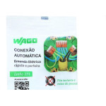 Conector Emenda Wago Flow 3Polo 4Mm Com 4Pecas 413 