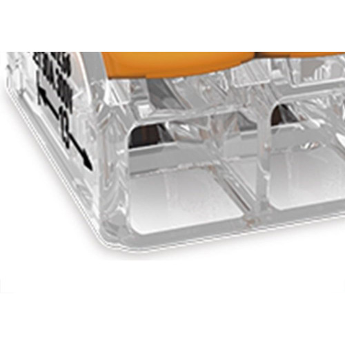Conector Emenda Wago 2Polo 6Mm 221-612 - Kit C/50 